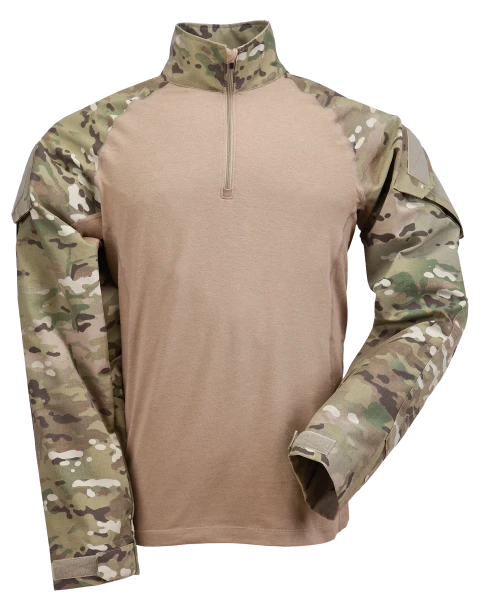 5.11 Tactical Rapid Assault Shirt - MultiCam TDU - Front Flat Lay