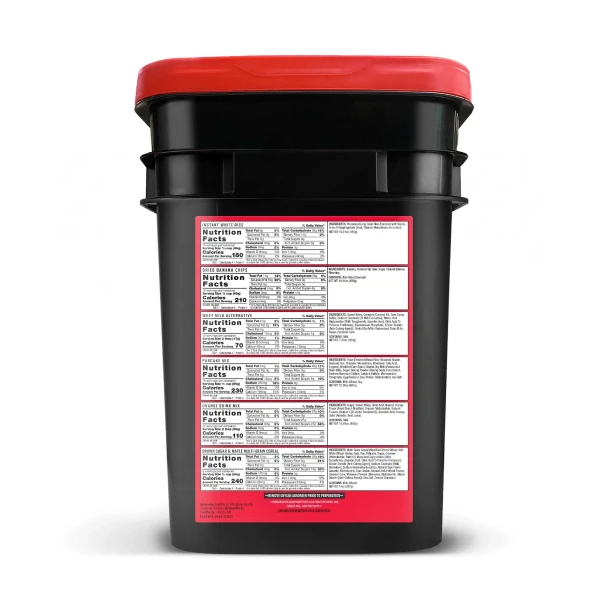 Readywise 3 Month Emergency Food Supply Nutrition Facts