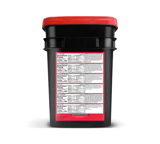 Readywise 1 Year Emergency Food Supply Contents