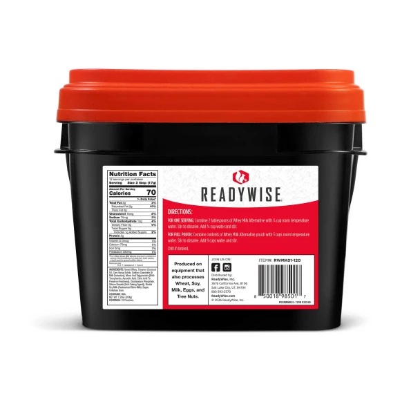 Readywise Emergency Whey Milk Bucket