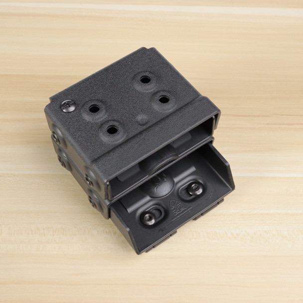 LOCKER: Zero9 Double Standard Handcuff Case - Black, Molle-Lok
