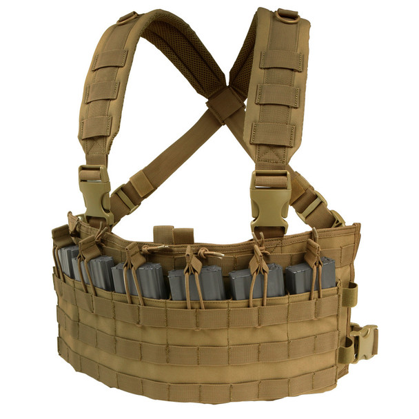 Condor Rapid Assault Chest Rig Coyote Brown