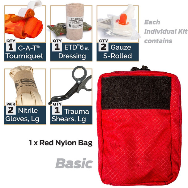 North American Rescue D-BCRK Individual Bleeding Control Kits