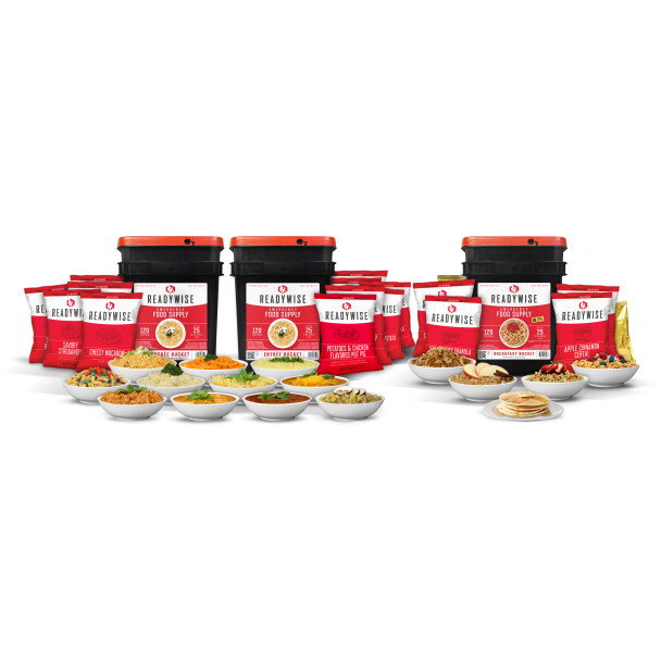ReadyWise 360 Servings of Emergency Survival Food Storage