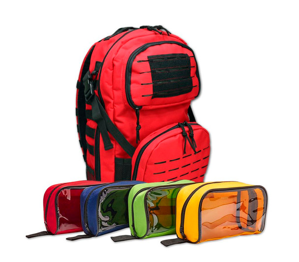 Lightning X Premium MOLLE, IFAK Trauma Backpack w FH Kit - LXMB45-SKFH