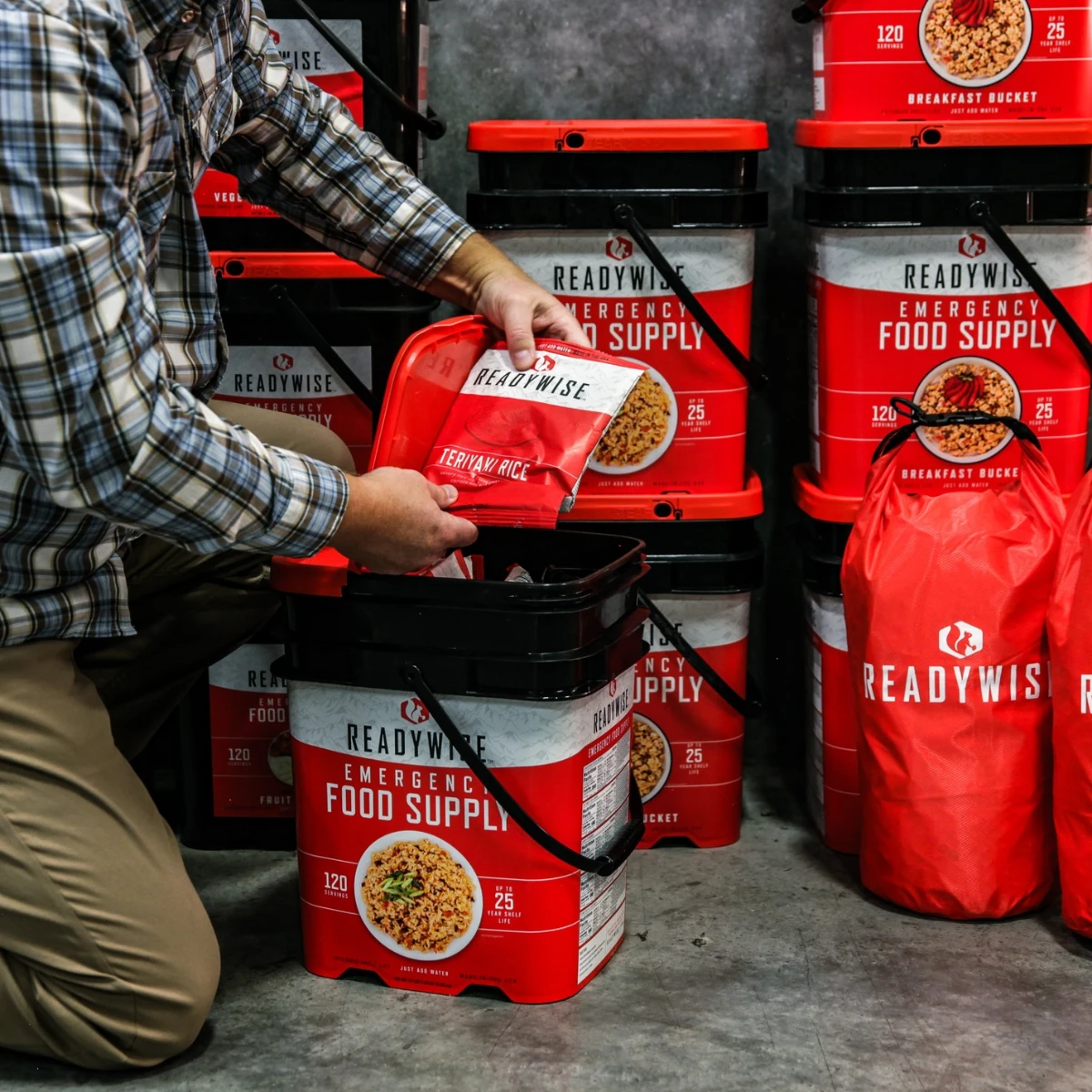 Emergency long-term food supply lineup