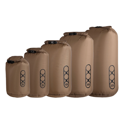 Coyote tan dry bag set
