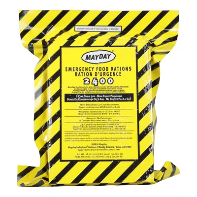 Mayday 2400 calorie emergency food ration bar
