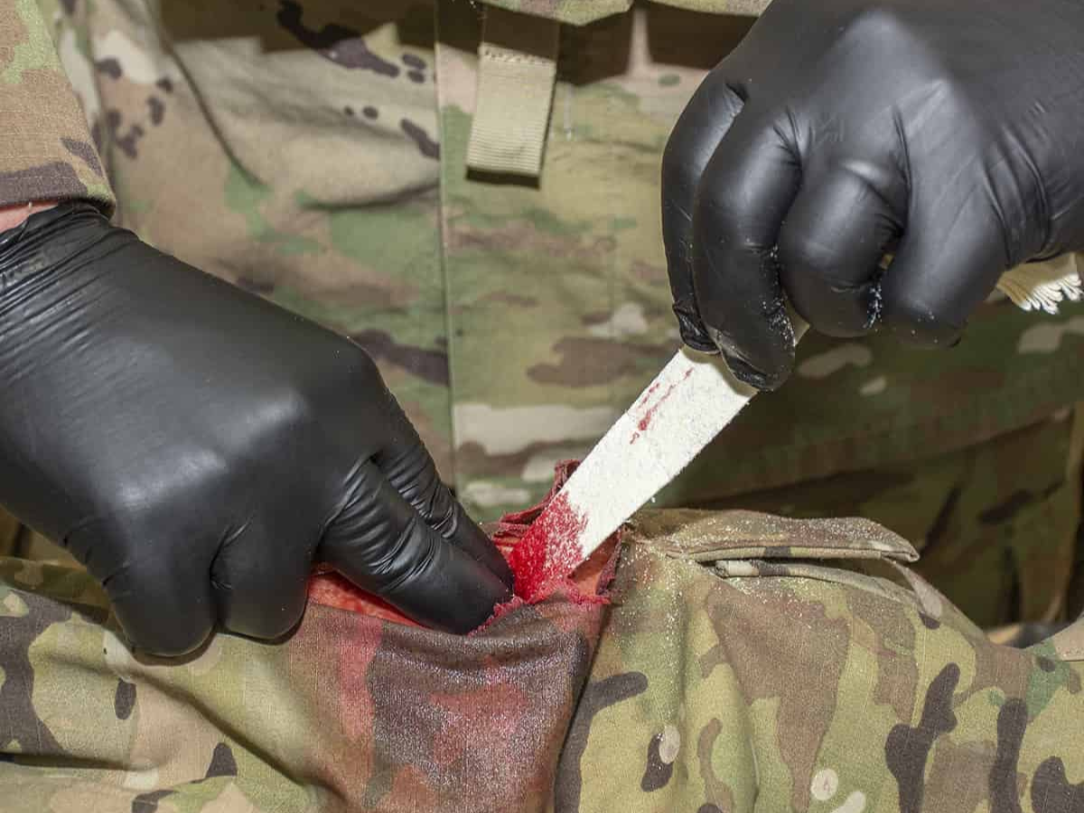 Tactical Hemostatic Gauzes