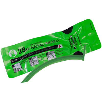 Rampart pre-lubricated nasopharyngeal airway