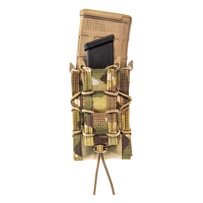 Multicam combo pouch holding one rifle and one pistol magazine