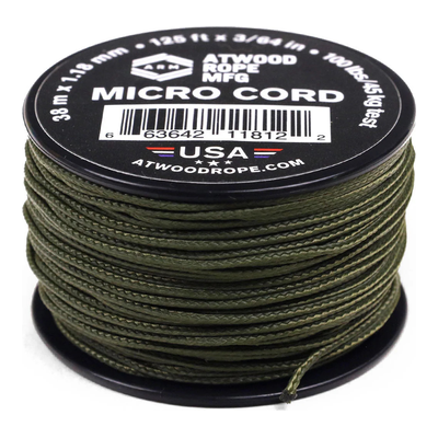 Atwood Rope MFG olive drab micro cord spool