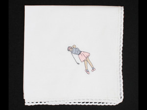 Golfer Handkerchief - 30 x 30cm