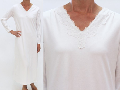 Adele Cotton Jersey Nightgown