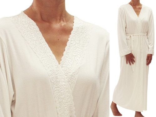 Rosette Bamboo Dressing Gown