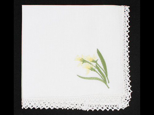 Daffodils Handkerchief - 30 x 30cm