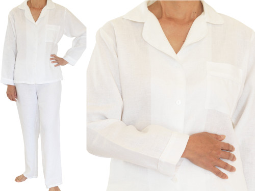 Cecilia Pure Linen Pyjamas