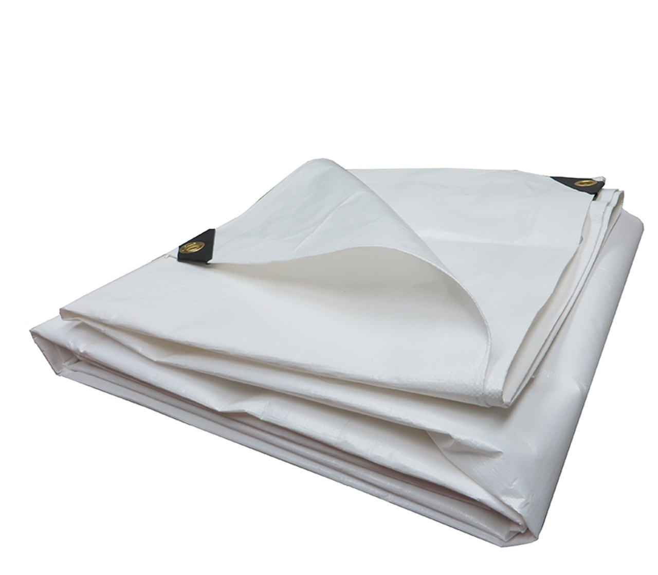 30' X 30' Super Heavy Duty White Tarp (Actual Size 29'6" X 29'6")