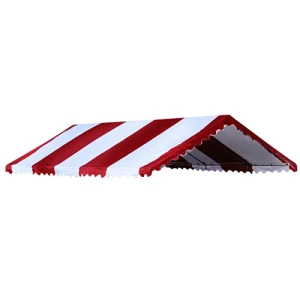 20' X 40' Replacement Cover Red/White