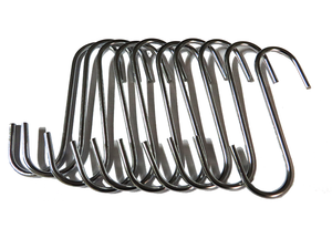 Chrome S-Hook 10PC