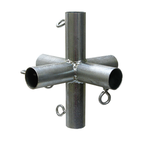 1 3/8" 6-Way Flat Roof Center (F6)