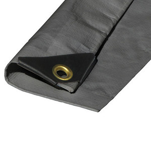 16' X 40' Heavy Duty Premium Silver Poly Tarp (Actual Size 15'6" x 39'6")
