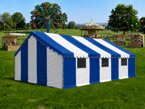 30' Side Panel Blue/White