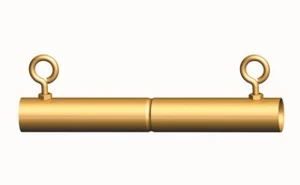 3/4" 2 Way Connector Gold (FC)