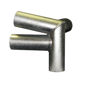3/4" Right Double Corner Silver (P4J2)
