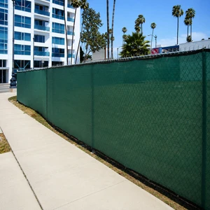 Privacy Fence Construction Tarp Green