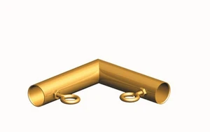 1 3/8" L Shape Gold (FL)