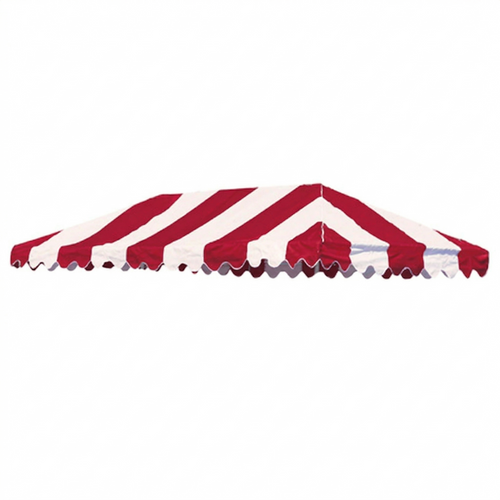 12' X 24' Carnival Top Replacement Cover Red/White