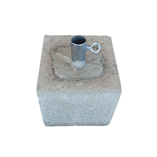 8" X 8" X 8" Cement Block (1 7/8" OD Pipe)