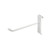 6" White Gridwall Display Hook
