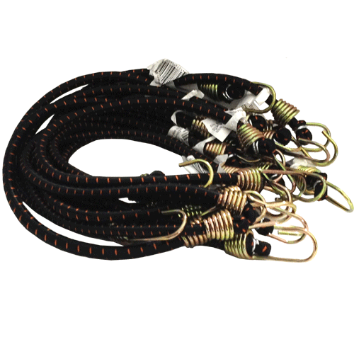 24" Heavy Duty Bungee Tie Downs Black