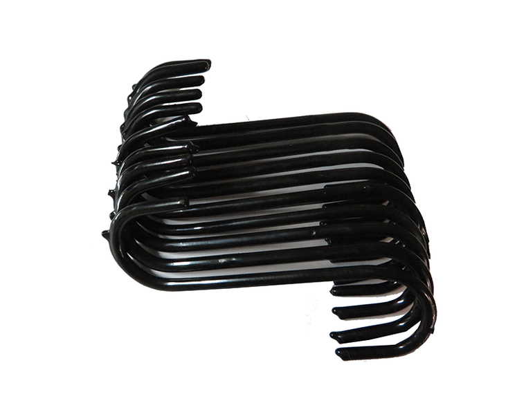 Black Metal S-Hook 5" 10-Count