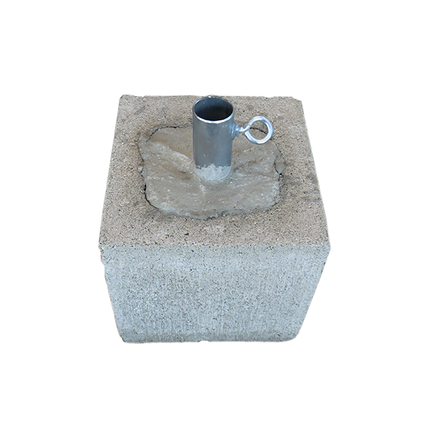 8" X 8" X 8" Cement Block (3/4" OD Pipe)