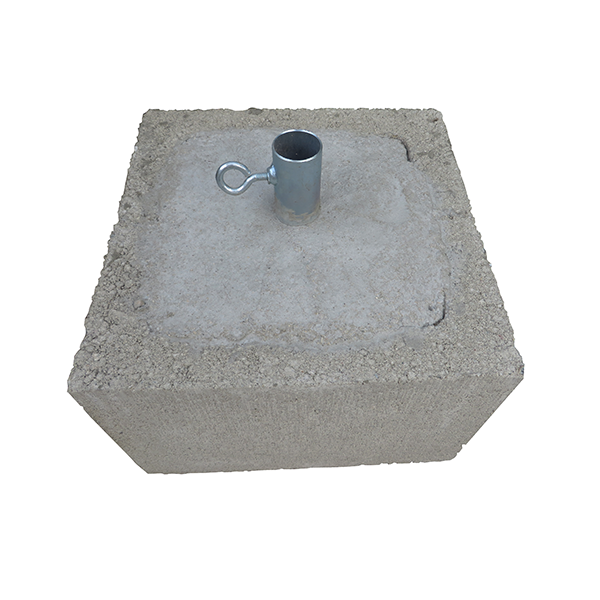 12" X 8" X 12" Cement Block (1.5" OD Pipe)