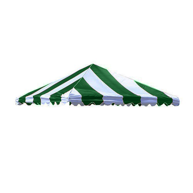 10' X 10' Carnival Top Replacement Cover Green/White