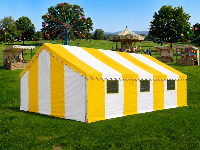 30' Side Panel Yellow/White