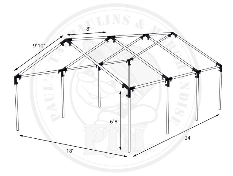 20' x 24' High Peak Canopy (Frame only)