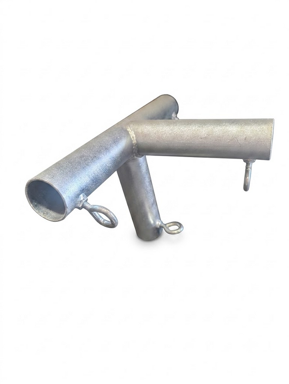 1 5/8" 4-Way Right Side Slope Down Long (P4M)