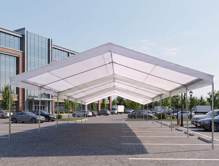 30' x 60' Valance Canopy Top Cover (28' x 60' Frames)