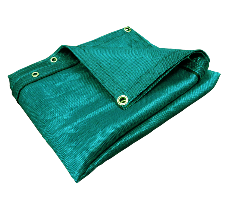 20' x 40' Net Shade Green Mesh Tarp (Actual Size 19'6" x 39'6")