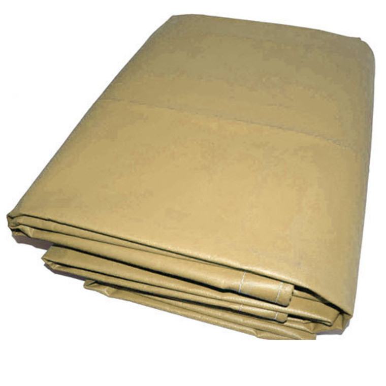 12' X 20' Tan Vinyl Tarp 13 Oz.(Actual Size 11'6" X 19'6")