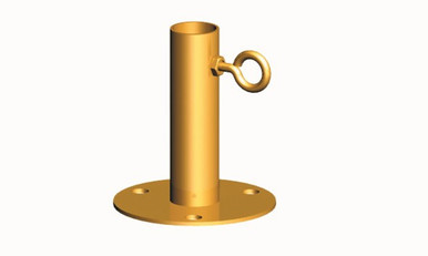 1 7/8" Foot Pad Gold (FP)