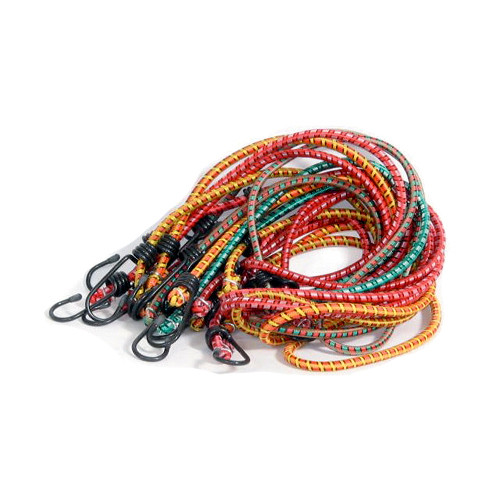 18" Multi Colored Bungee Tie Downs