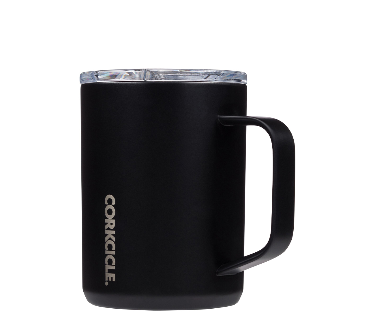 Corkcicle 16 Oz Coffee Mug Triple Insulated Stainless Steel Cup, Prismatic  