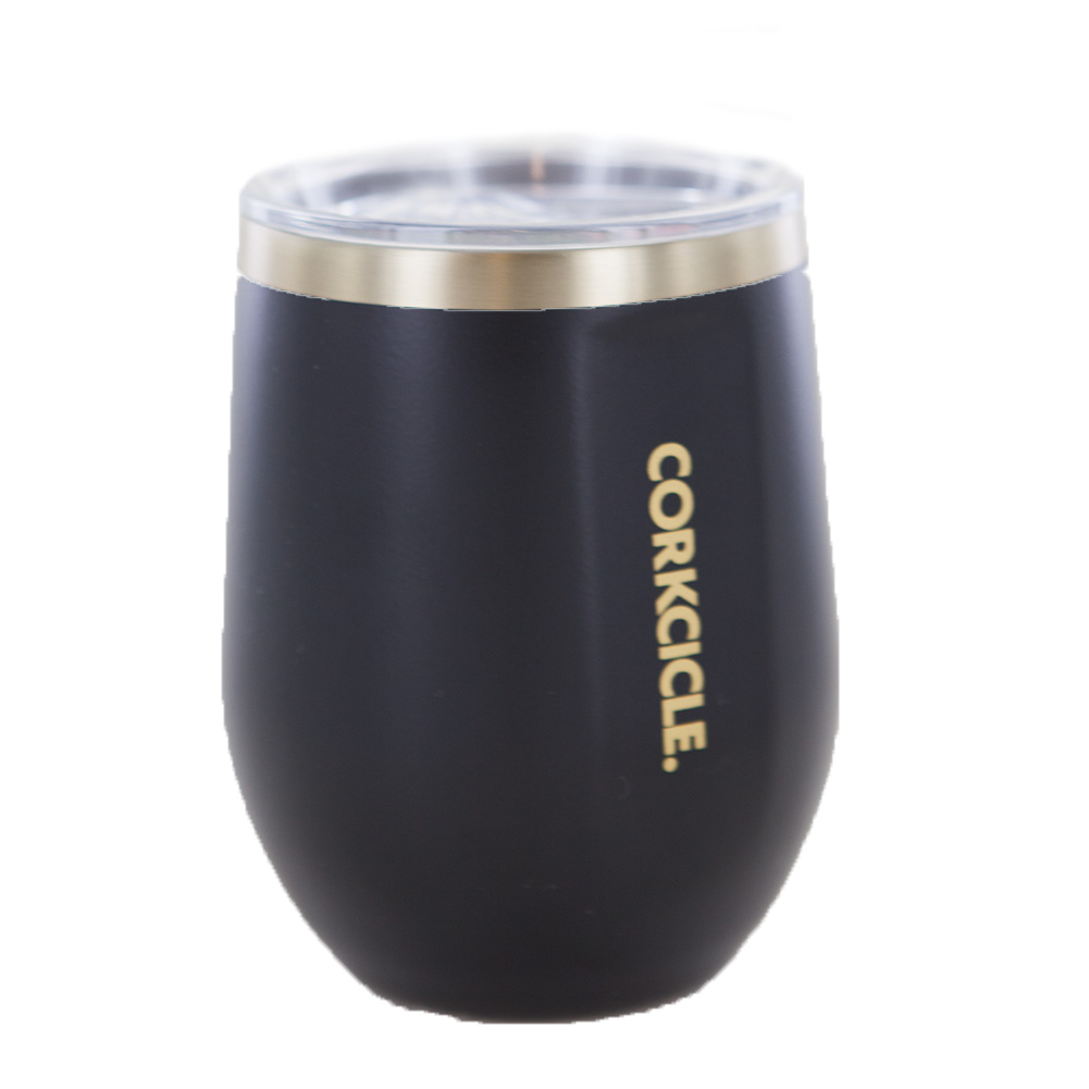 Corkcicle Stemless 12oz Wine Cup - VIP Black