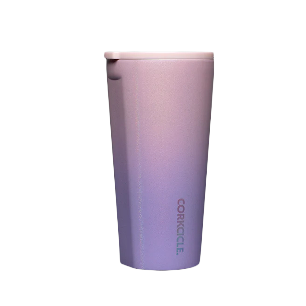 Stainless Steel Prismatic Tumbler With Straw